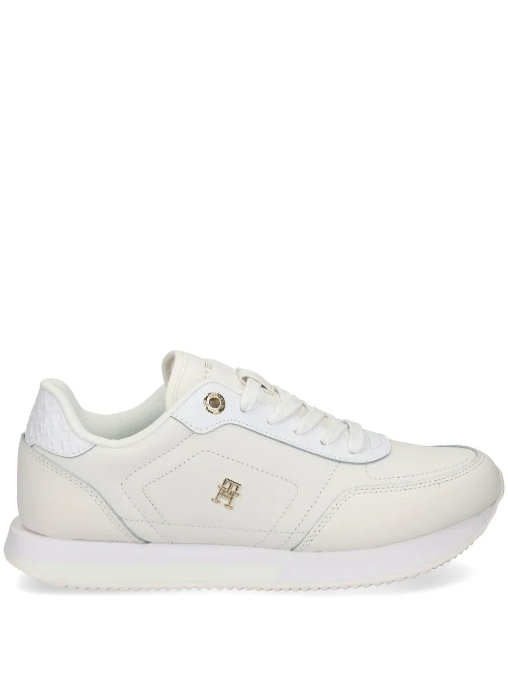 Tommy Hilfiger Logo-Plaque Leather