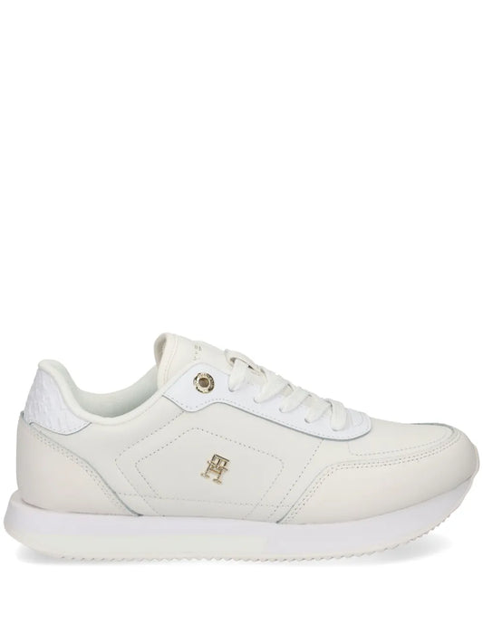 Tommy Hilfiger Logo-Plaque Leather