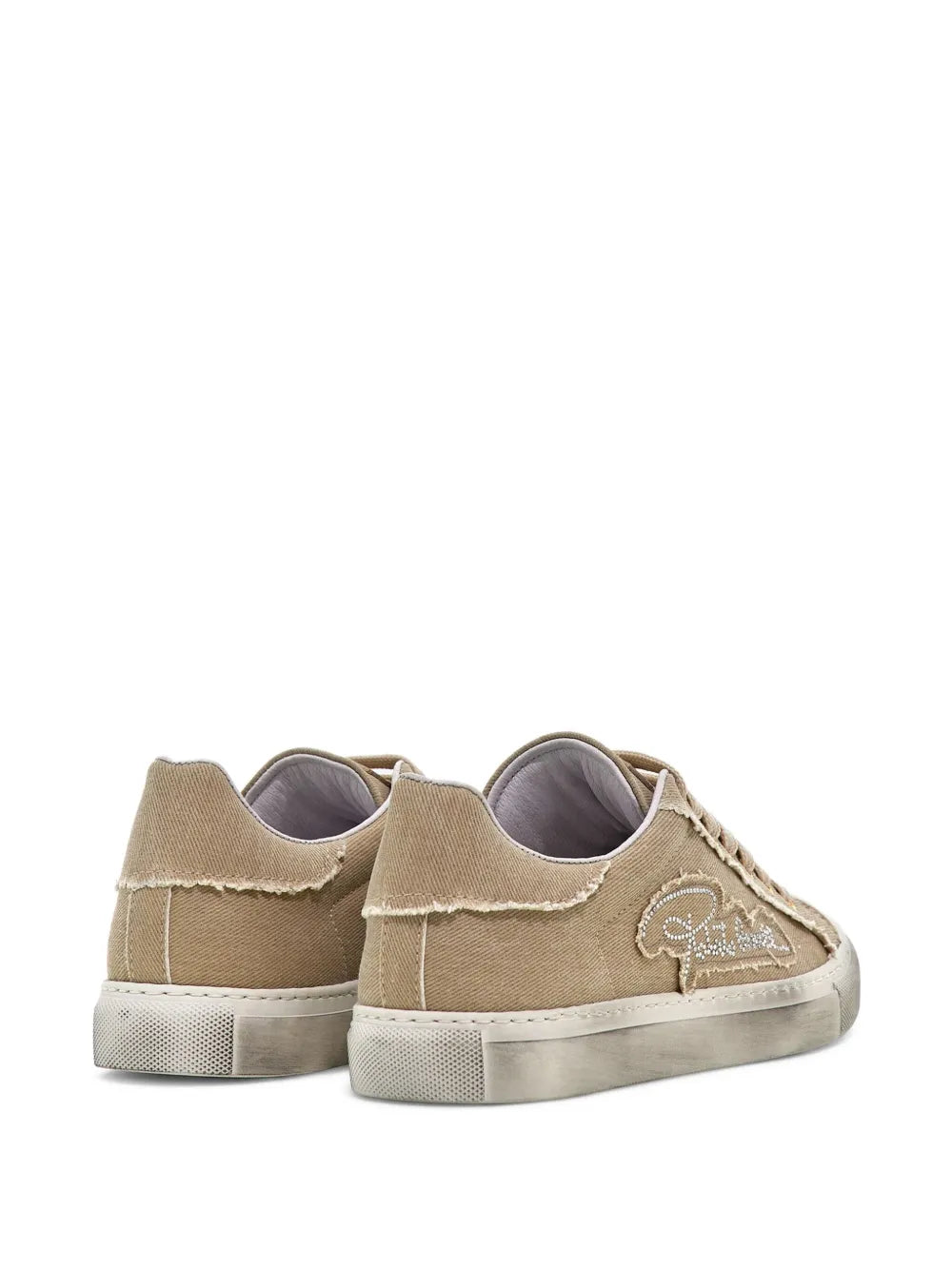 Roberto Cavalli Logo-Studded Lace-Up